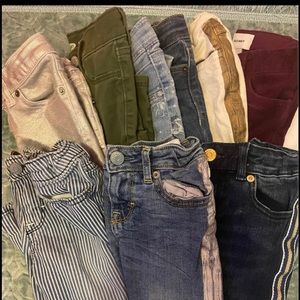 10 pair size 5-6 little girl jeans (Gymboree/Old Navy/ Cat and Jack/Lucky Brand)